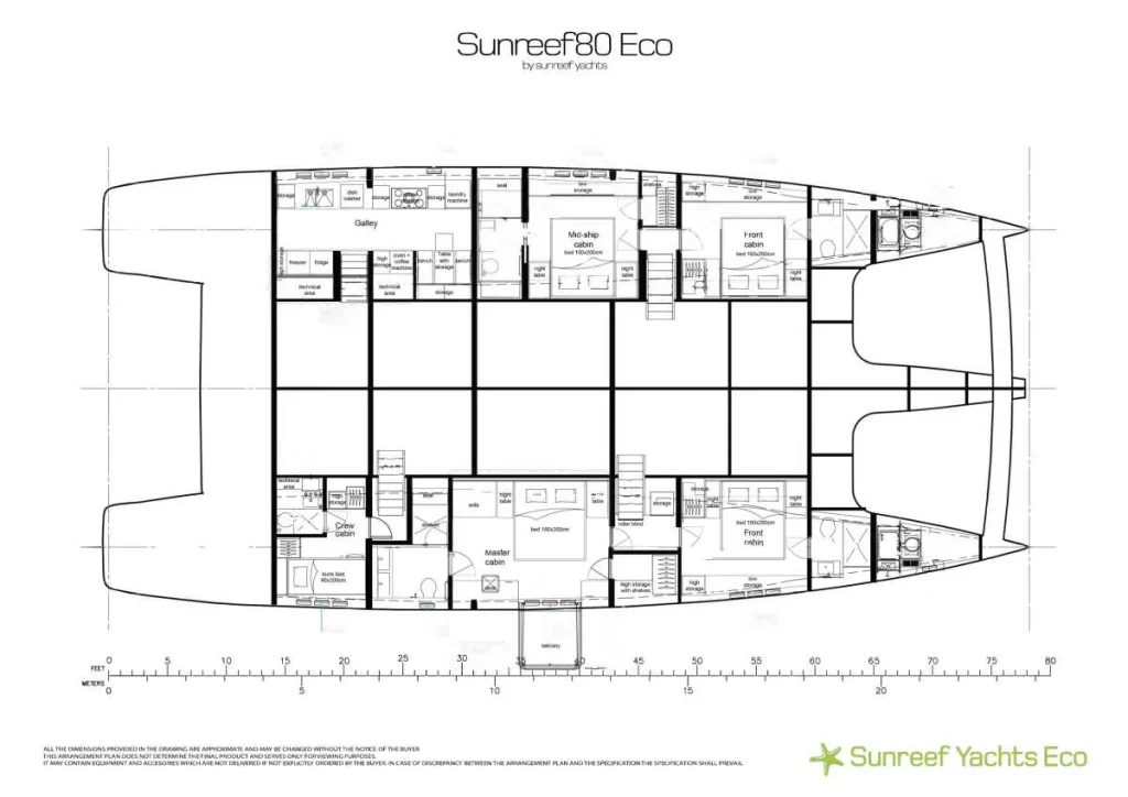 9292brochure88 Sunreef 80 Eco The Idler layout